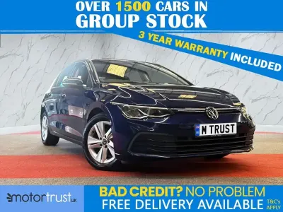 Begagnad VW Golf VIII S 150 HK (110 kW) 2022 Blå Halvkombi