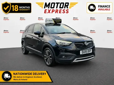 Used Vauxhall Crossland X Elite 83 HP (61 kW) 2019 Black SUV