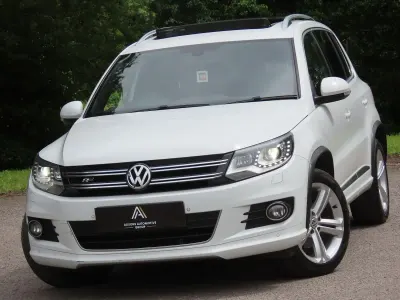 Used VW Tiguan R-line 150 HP (110 kW) 2015 White SUV