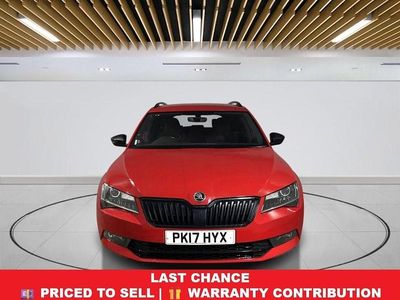 Used Skoda Superb SportLine 150 HP (110 kW) 2017 Red Estate