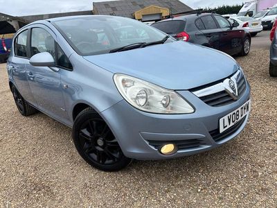 Used Vauxhall Corsa Design Edition 89 HP (65 kW) 2008 Blue Hatchback