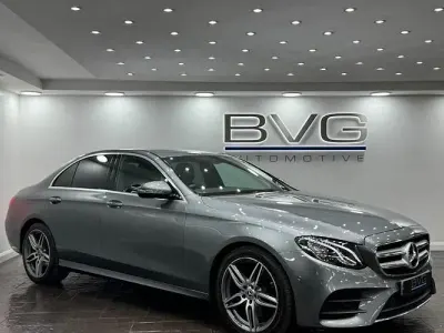 Used Mercedes E220 AMG line 194 HP (142 kW) 2019 Grey Sedan