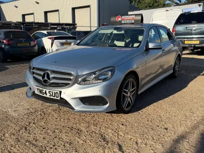 Used Mercedes E220 AMG 2014 Silver Sedan