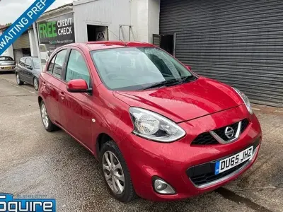 Używany Nissan Micra Acenta 2015 Czerwony Hatchback