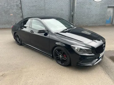 Used Mercedes CLA180 AMG line 2018 Black Coupe