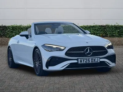 Used Mercedes CLE220 AMG Line Premium 197 HP (144 kW) 2025 White Cabriolet
