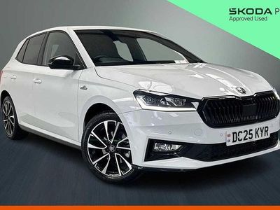 Used Skoda Fabia Monte Carlo 85 HP (62 kW) 2025 Moon white metallic Hatchback