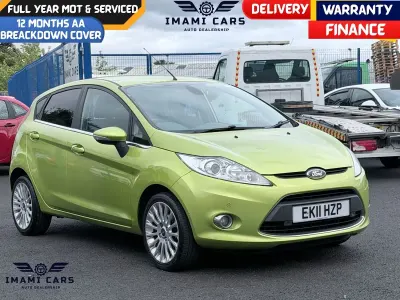 Used Ford Fiesta Titanium 2011 Green Hatchback