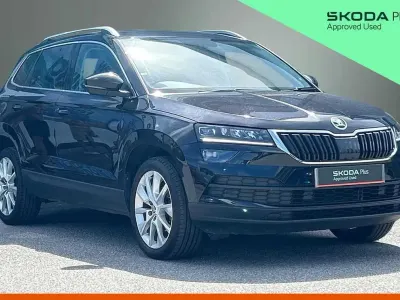 Used Skoda Karoq SE L 150 HP (110 kW) 2021 Black magic pearl effect SUV