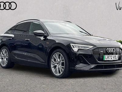 Black Used 2022 Audi e-tron Sportback Black Edition SUV | £29,250 (Fair price)