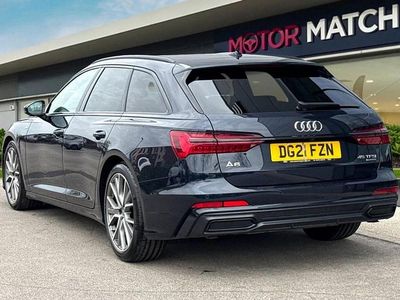 Used Audi A6 Black Edition 265 HP (194 kW) 2021 Blue Estate