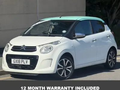 Used Citroën C1 Flair 82 HP (60 kW) 2018 White Hatchback