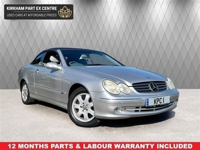 used Mercedes CLK320 CLK 3.2ELEGANCE CONVERTABLE 2d 218 BHP 3 YEAR PARTS & LABOUR WARRANTY INCLUDED