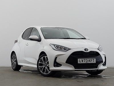 White Used 2023 Toyota Yaris Hybrid Hatchback | £22,498 (Expensive)