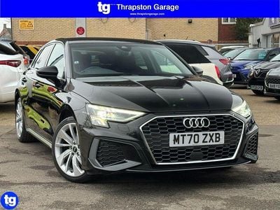 Used Audi A3 Sportback S-Line 2020 Black Hatchback