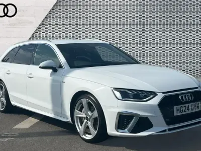 Used Audi A4 S-Line 204 HP (150 kW) 2024 White Estate