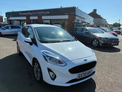 Used Ford Fiesta Trend 125 HP (91 kW) 2020 White Hatchback