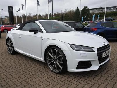 Used Audi TT Roadster Black Edition 230 HP (169 kW) 2018 White Cabriolet