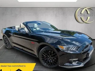 Used Ford Mustang GT Convertible 416 HP (305 kW) 2016 Black Cabriolet