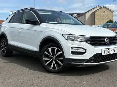 Used VW T-Roc Design 150 HP (110 kW) 2021 White SUV