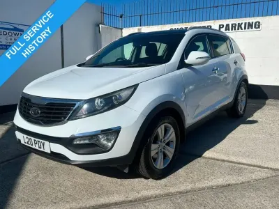 Used Kia Sportage 114 HP (83 kW) 2012 White SUV
