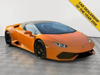 Used Lamborghini Huracán 610 HP (448 kW) 2017 Orange Cabriolet