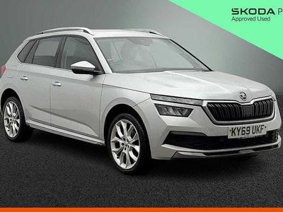 Used Skoda Kamiq SE L 85 HP (62 kW) 2019 Brilliant silver metallic SUV