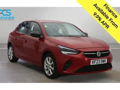 Used Vauxhall Corsa Design Edition 2023 Crimson red (metallic paint) Hatchback
