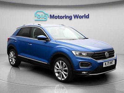 Used VW T-Roc SEL 150 HP (110 kW) 2021 Blue SUV