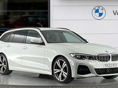 White Used 2022 BMW 320 M Sport Estate | £27,086 (Fair price)