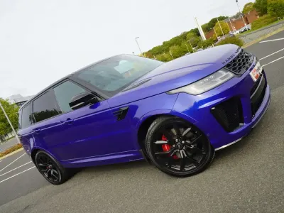 Used Land Rover Range Rover Sport SVR 575 HP (422 kW) 2021 Blue SUV