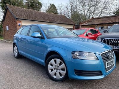 Used Audi A3 Sportback Design 123 HP (90 kW) 2009 Blue Hatchback