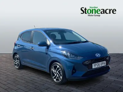 New Hyundai i10 Premium 79 HP (58 kW) 2026 Blue Hatchback