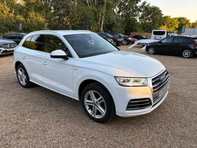 Used Audi Q5 S-Line 190 HP (139 kW) 2018 White SUV