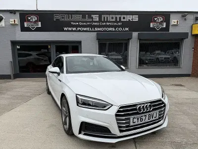 Second-hand Audi A5 S-Line 190 CP (139 kW) 2018 Alb Coupe