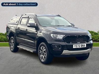 Black Used 2022 Ford Ranger Wildtrack Pickup | £19,650 (Good price)