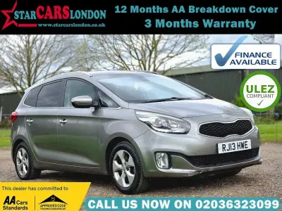 Used Kia Carens 135 HP (99 kW) 2013 Silver MPV