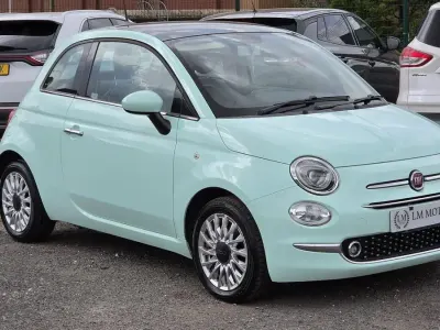 Used Fiat 500 Lounge 69 HP (50 kW) 2017 Green Hatchback