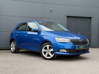 Used Skoda Fabia SE L 70 HP (51 kW) 2019 Blue Hatchback