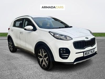 White Used 2018 Kia Sportage GT-Line SUV | £8,990 (Fair price)