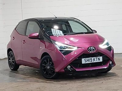 Used Toyota Aygo X-cite 72 HP (52 kW) 2019 Purple Hatchback