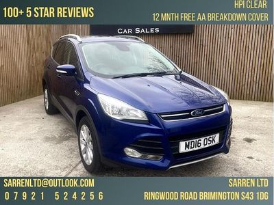 Used Ford Kuga Titanium 150 HP (110 kW) 2016 Blue SUV