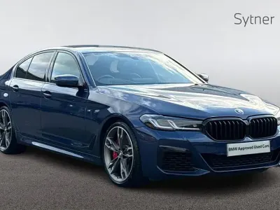 Used BMW M550 Comfort Edition 523 HP (384 kW) 2023 Blue Sedan