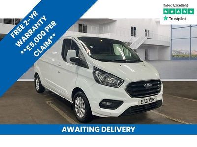Used Ford Transit Custom Limited 130 HP (95 kW) 2021 White Van