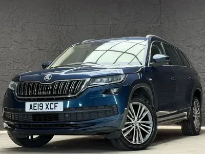Used Skoda Kodiaq LAURIN & KLEMENT 150 HP (110 kW) 2019 Blue SUV