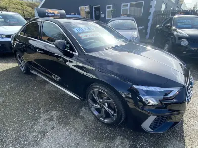 Used Audi A3 S-Line 2022 Black Sedan