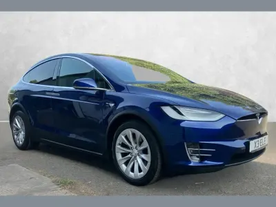 Used Tesla Model X Long Range AWD 397 kW (541 HP) 2020 Blue SUV
