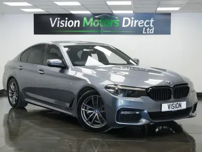 Used BMW 520 M Sport 181 HP (133 kW) 2018 Blue Sedan