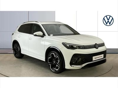 White New 2025 VW Tiguan R-line SUV | £34,679