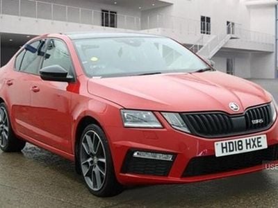 Used Skoda Octavia vRS 184 HP (135 kW) 2018 Red Hatchback